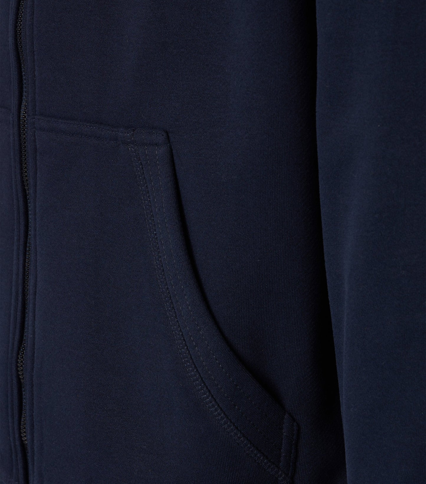 Sweatjacke mit Kapuze blau Bild 2