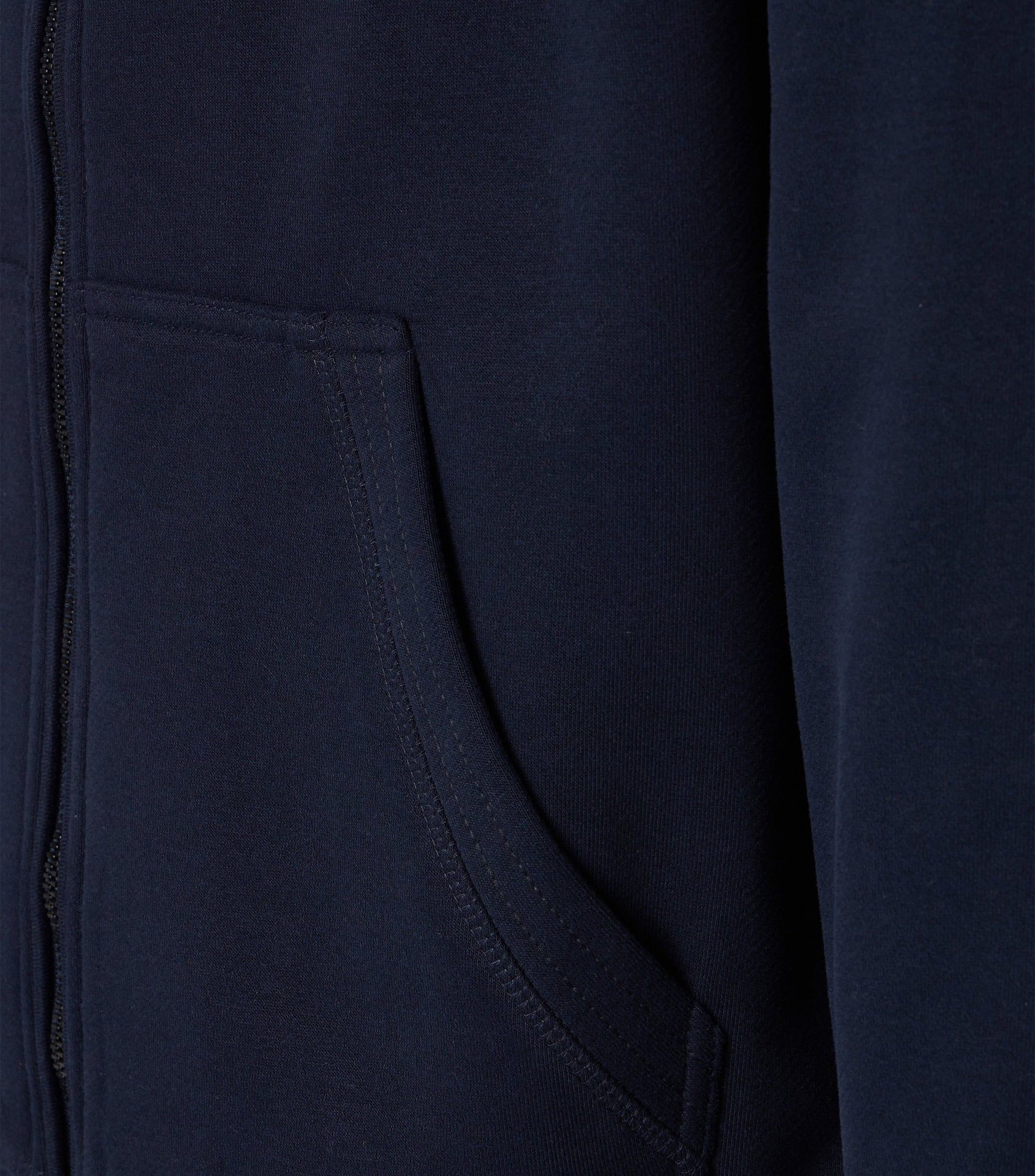 Sweatjacke mit Kapuze blau Bild 2