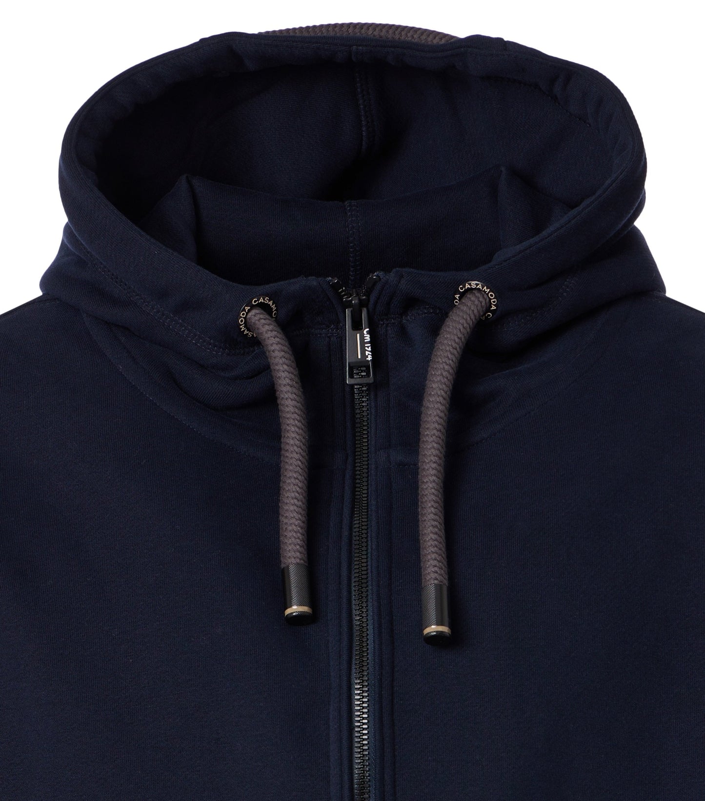 Sweatjacke mit Kapuze blau Bild 3