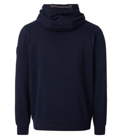 Sweatjacke mit Kapuze blau Bild 4