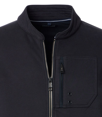 Sweatjacke,RV,Collegekr. blau Bild 3