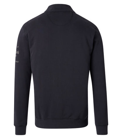 Sweatjacke,RV,Collegekr. blau Bild 4