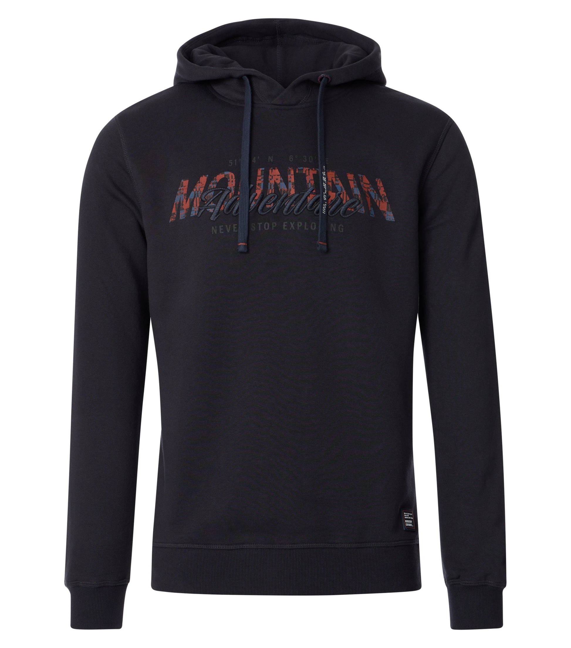 Sweatshirt mit Kapuze blau Bild 1