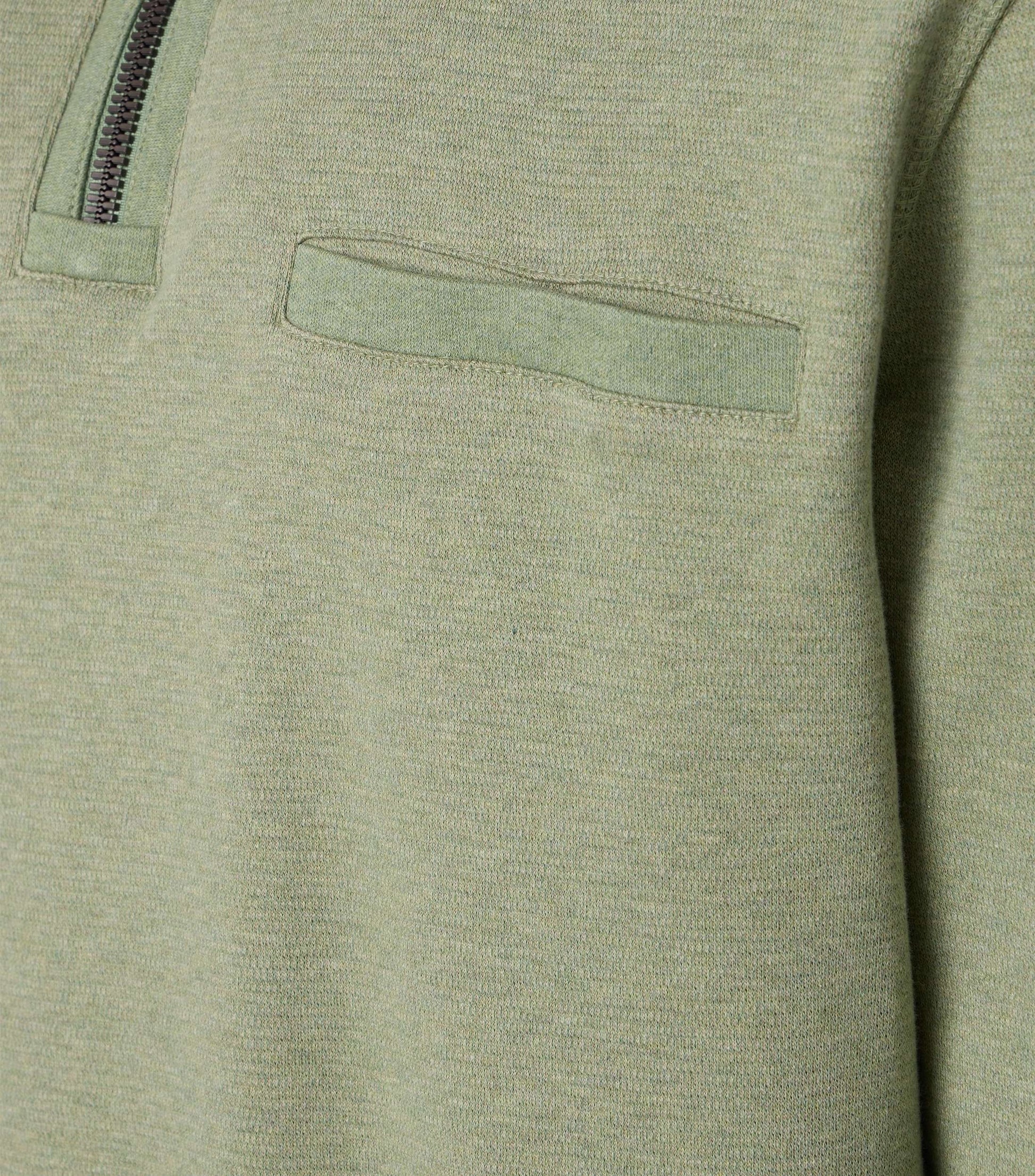 Sweatshirt mit Zip SNOS tUErkis Bild 4
