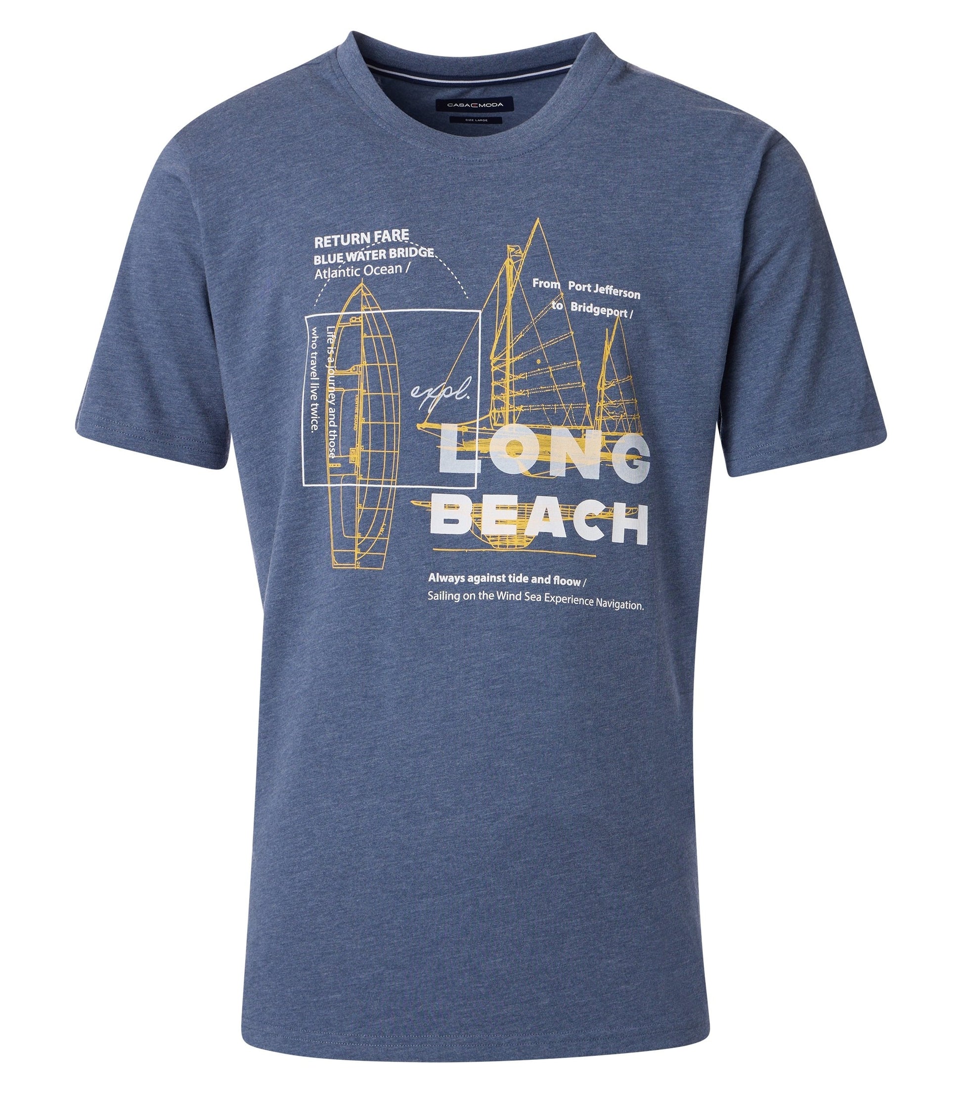 T-shirt blau Bild 1