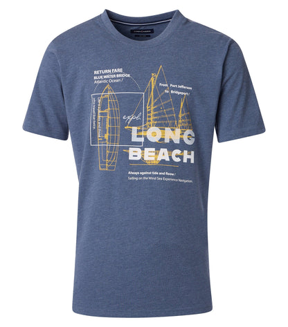 T-shirt blau Bild 1