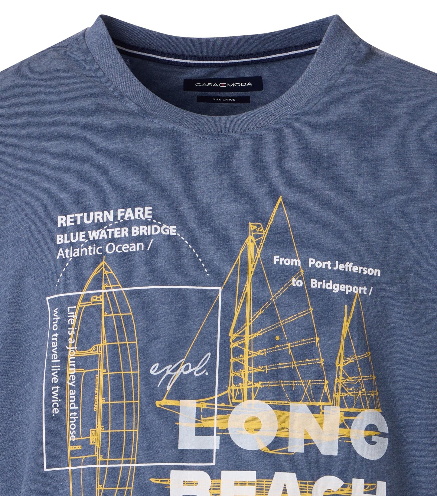 T-shirt blau Bild 3