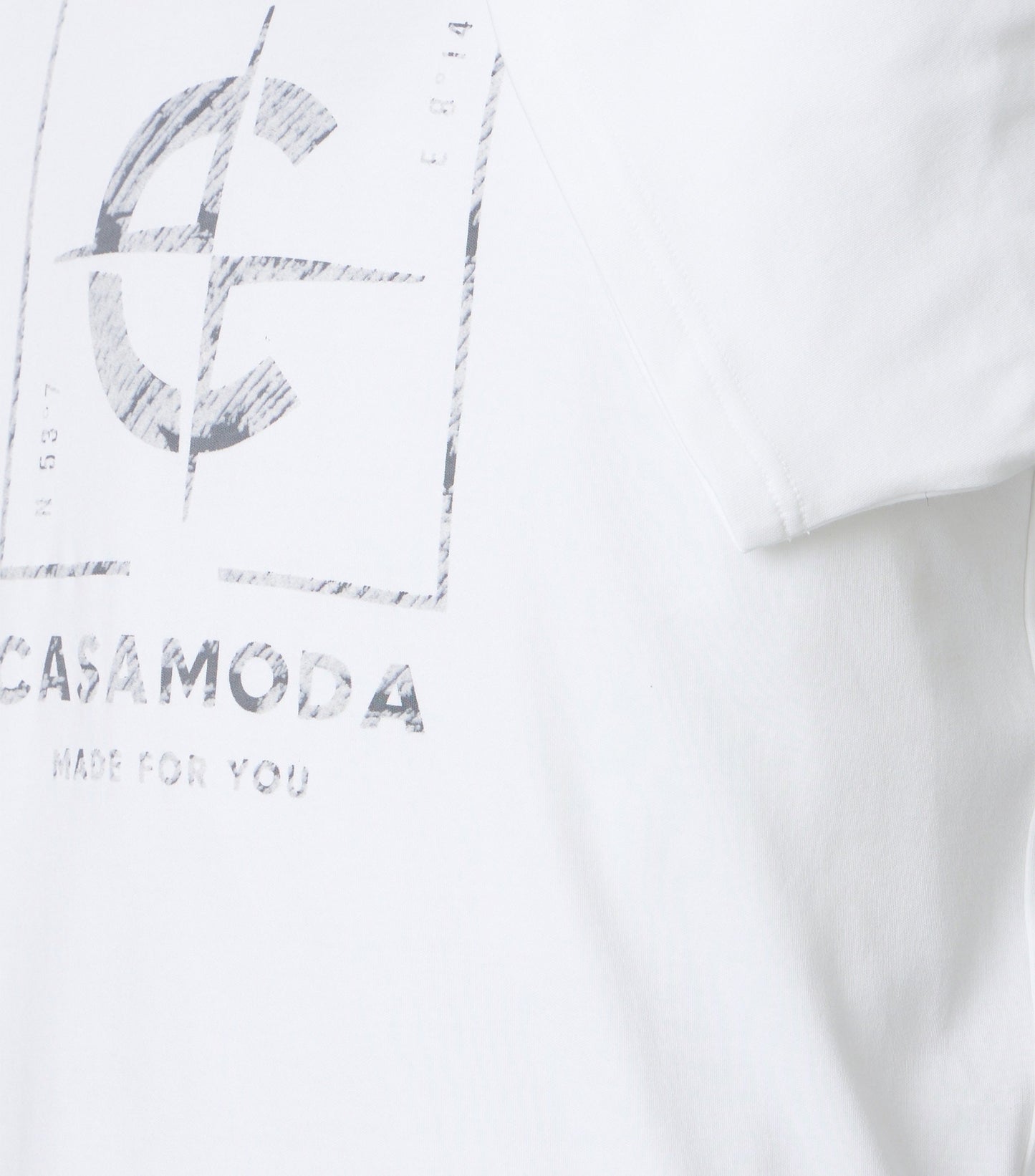 T-Shirt,O-Neck weiss Bild 2