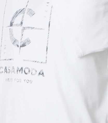 T-Shirt,O-Neck weiss Bild 2