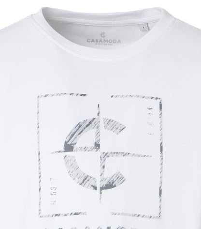 T-Shirt,O-Neck weiss Bild 3