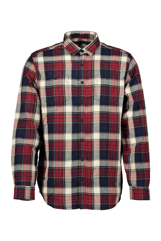 Denim Shirt Doubleface red check Bild 1