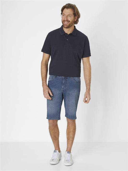 PIPE Bermuda LIGHT DENIM blue black used Bild 1