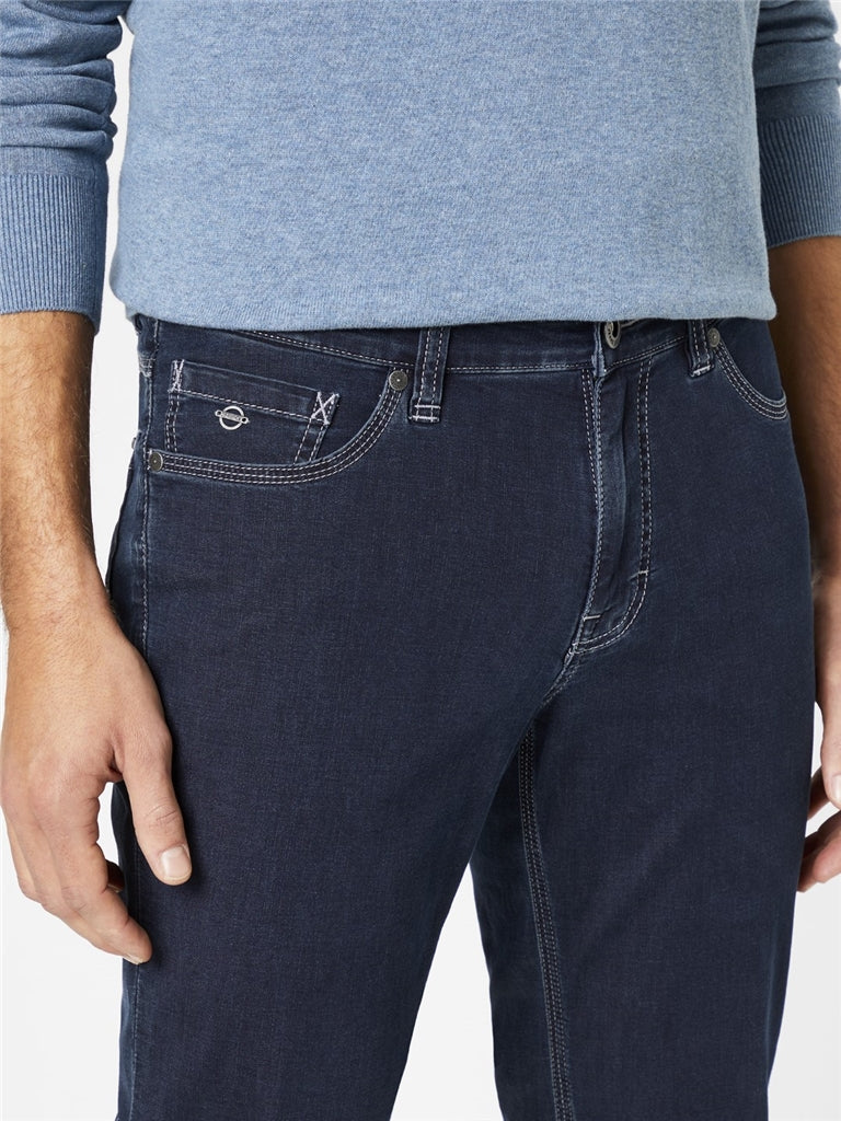 PIPE LIGHT DENIM blue black Bild 3