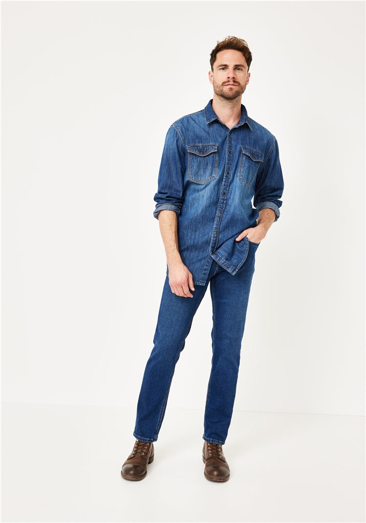 PIPE Saddle Stitch MOTION&COMFORT mid blue Bild 1