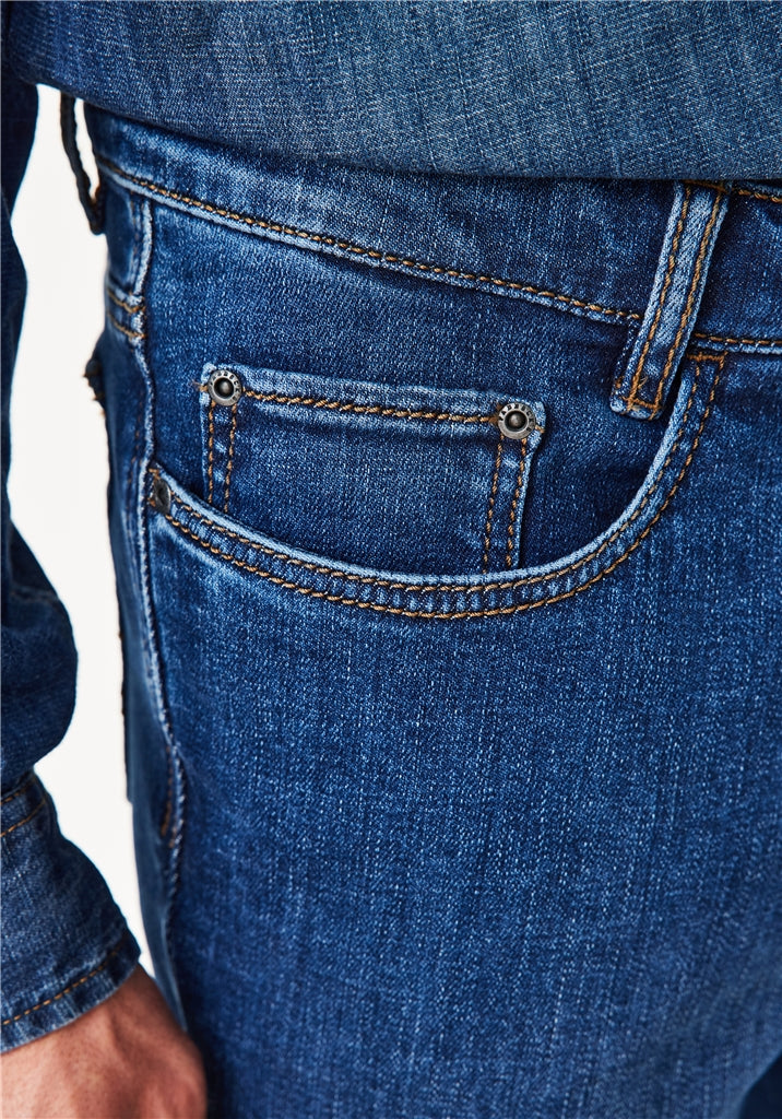 PIPE Saddle Stitch MOTION&COMFORT mid blue Bild 3