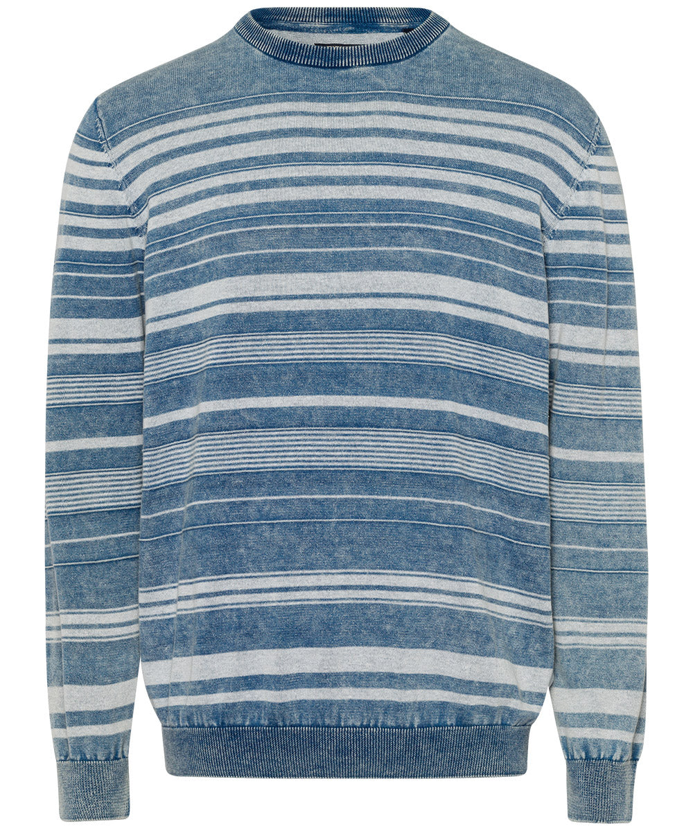 Knit Crewneck Indigo washed Bild 1