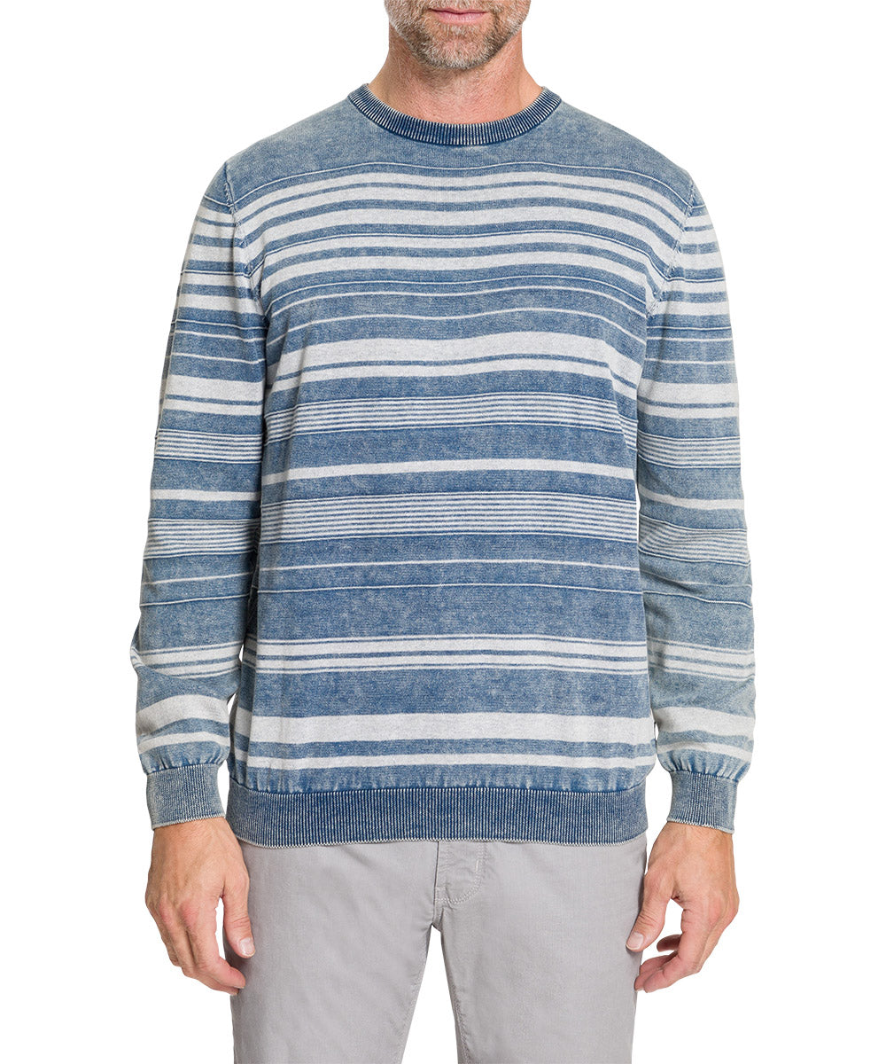 Knit Crewneck Indigo washed Bild 2