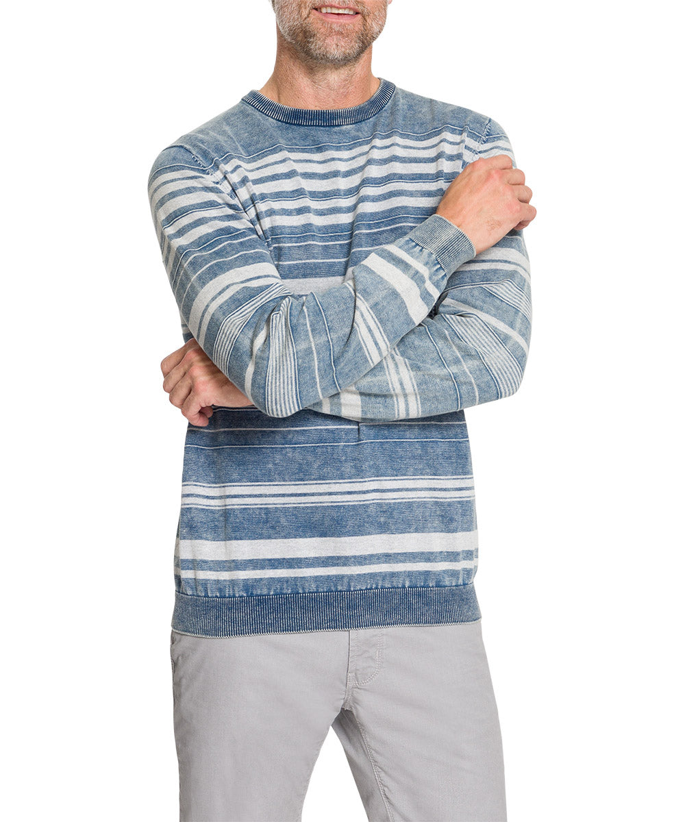Knit Crewneck Indigo washed Bild 3