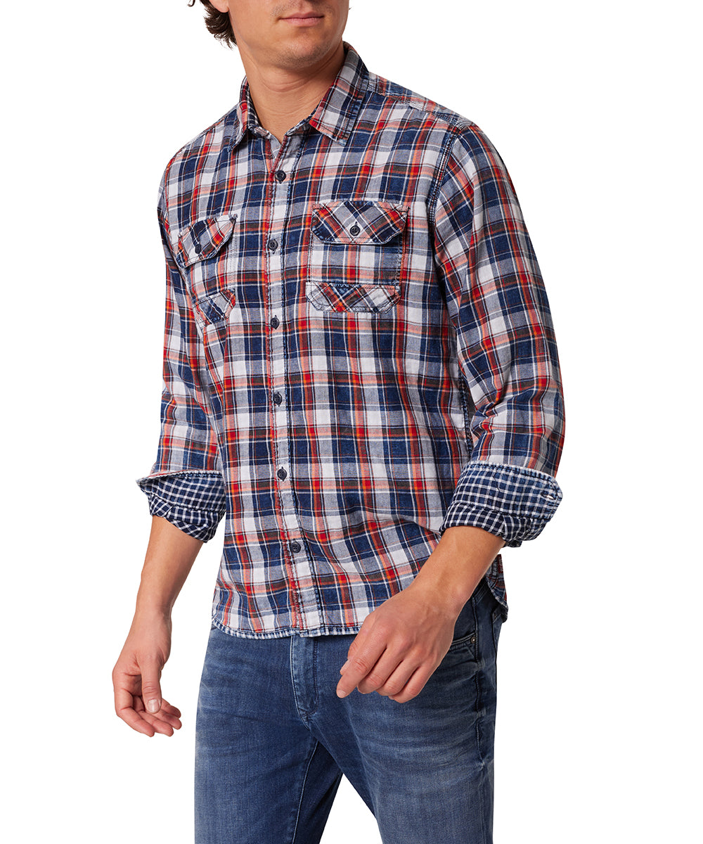 Shirt 1/1 Kent Indigo washed Bild 3