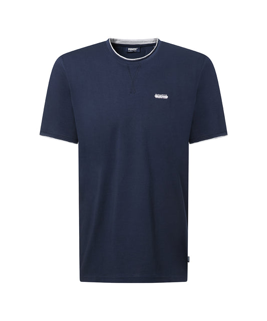 T-Shirt 1/2 Crew Neck Night Sky Bild 1