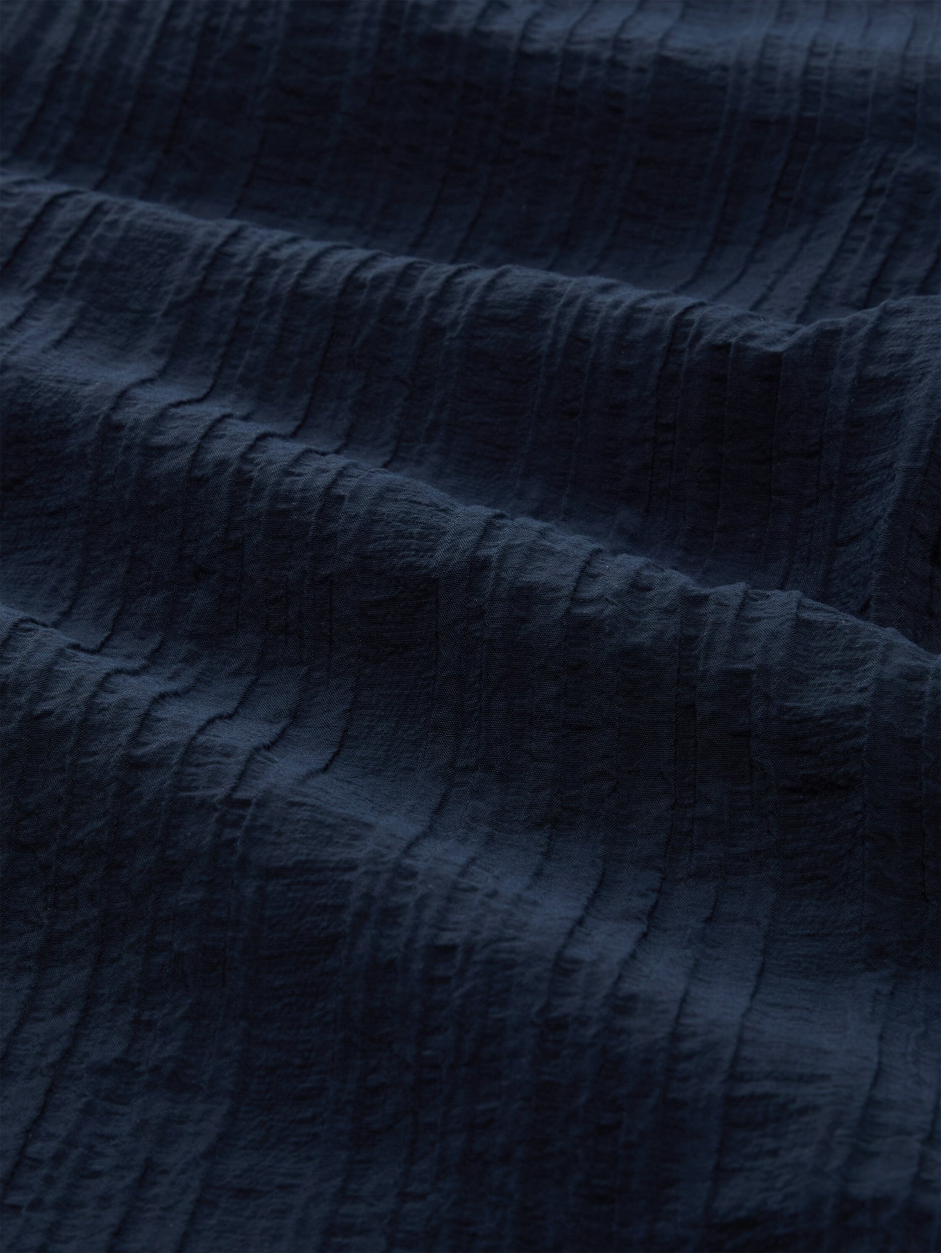 blouse crinkled with frill col sky captain bl Bild 2