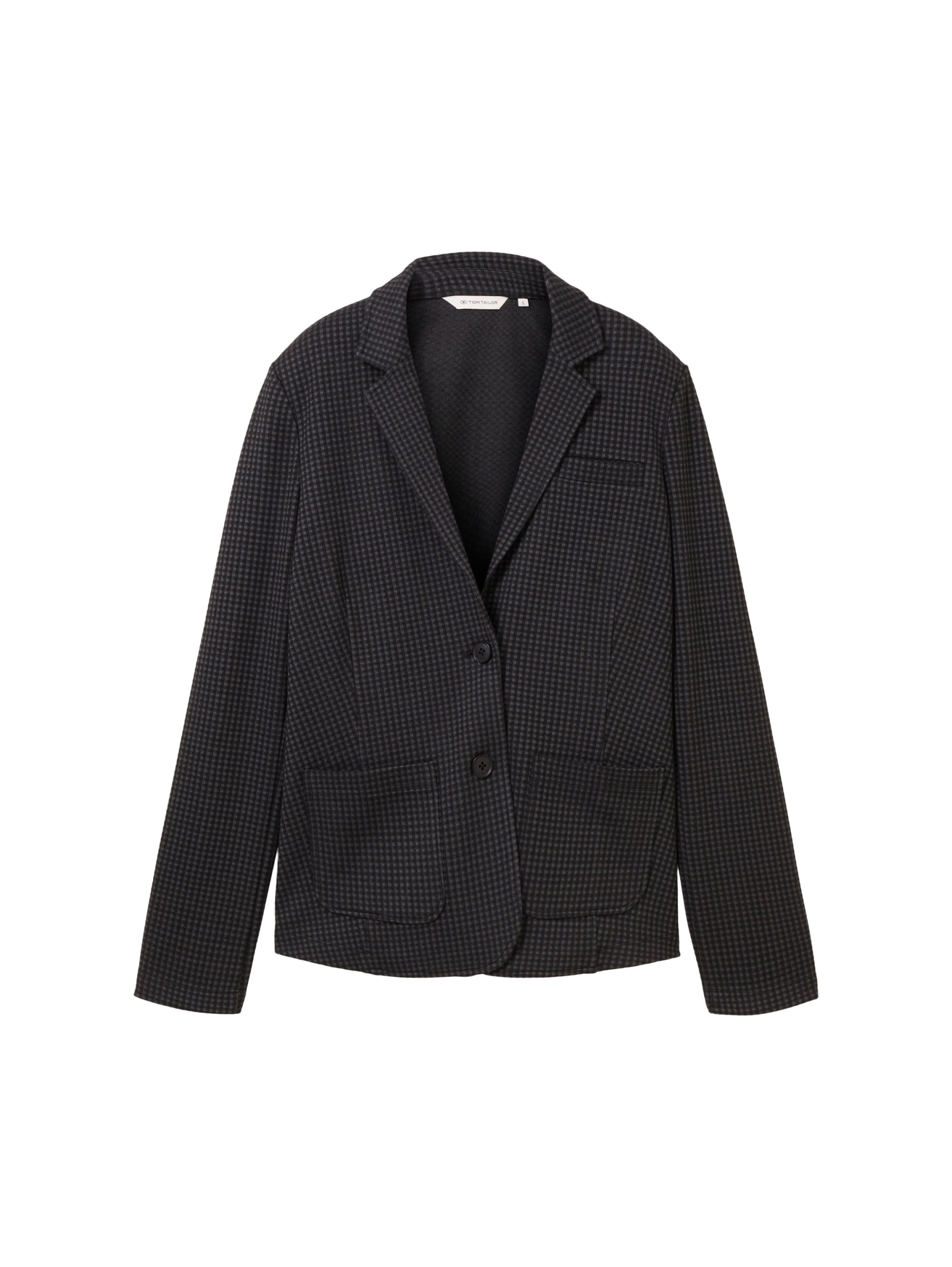 checked blazer grey black tin Bild 1