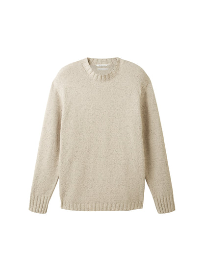 comfort twotone knit beige alfalfa Bild 1