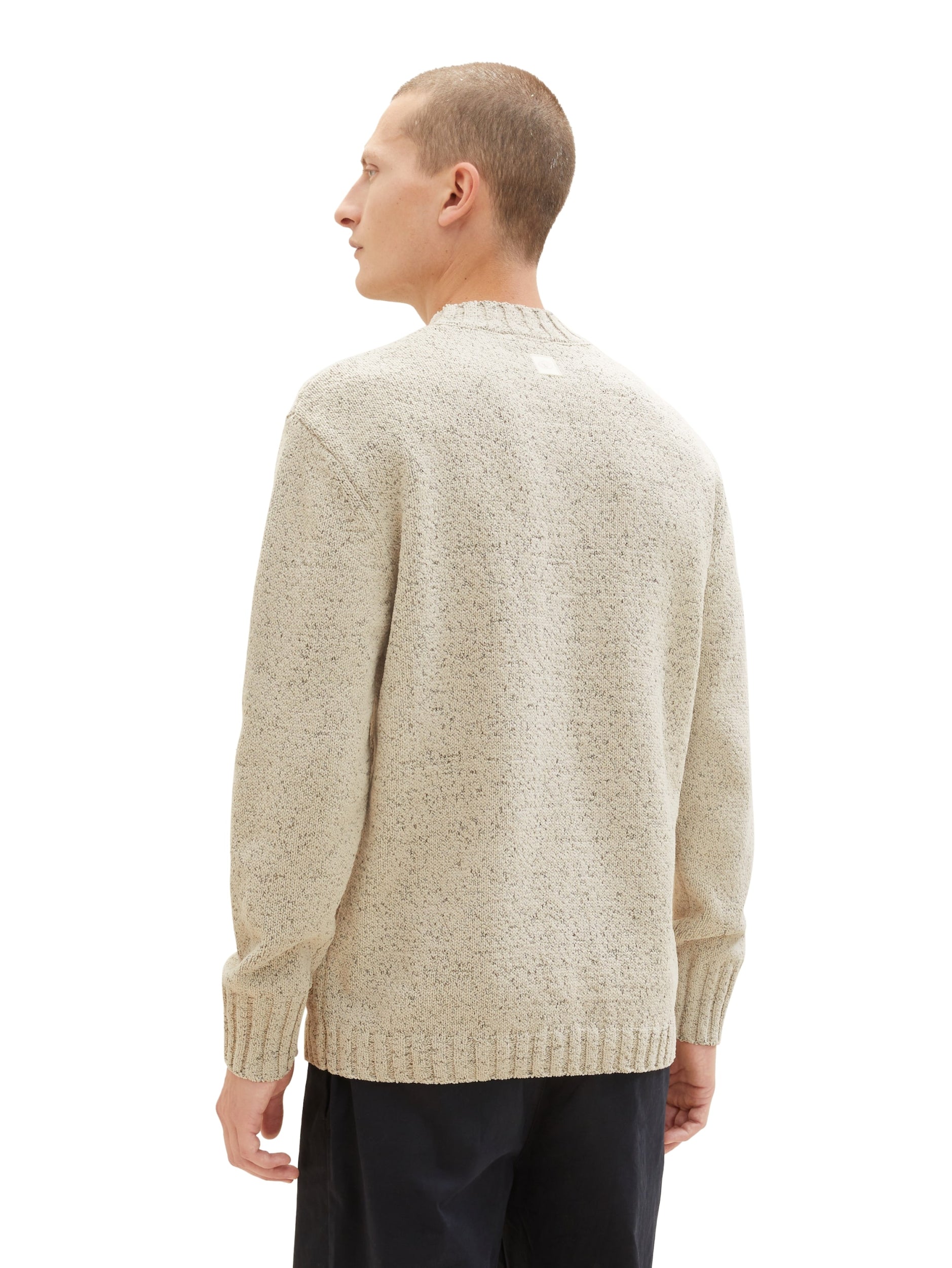 comfort twotone knit beige alfalfa Bild 5