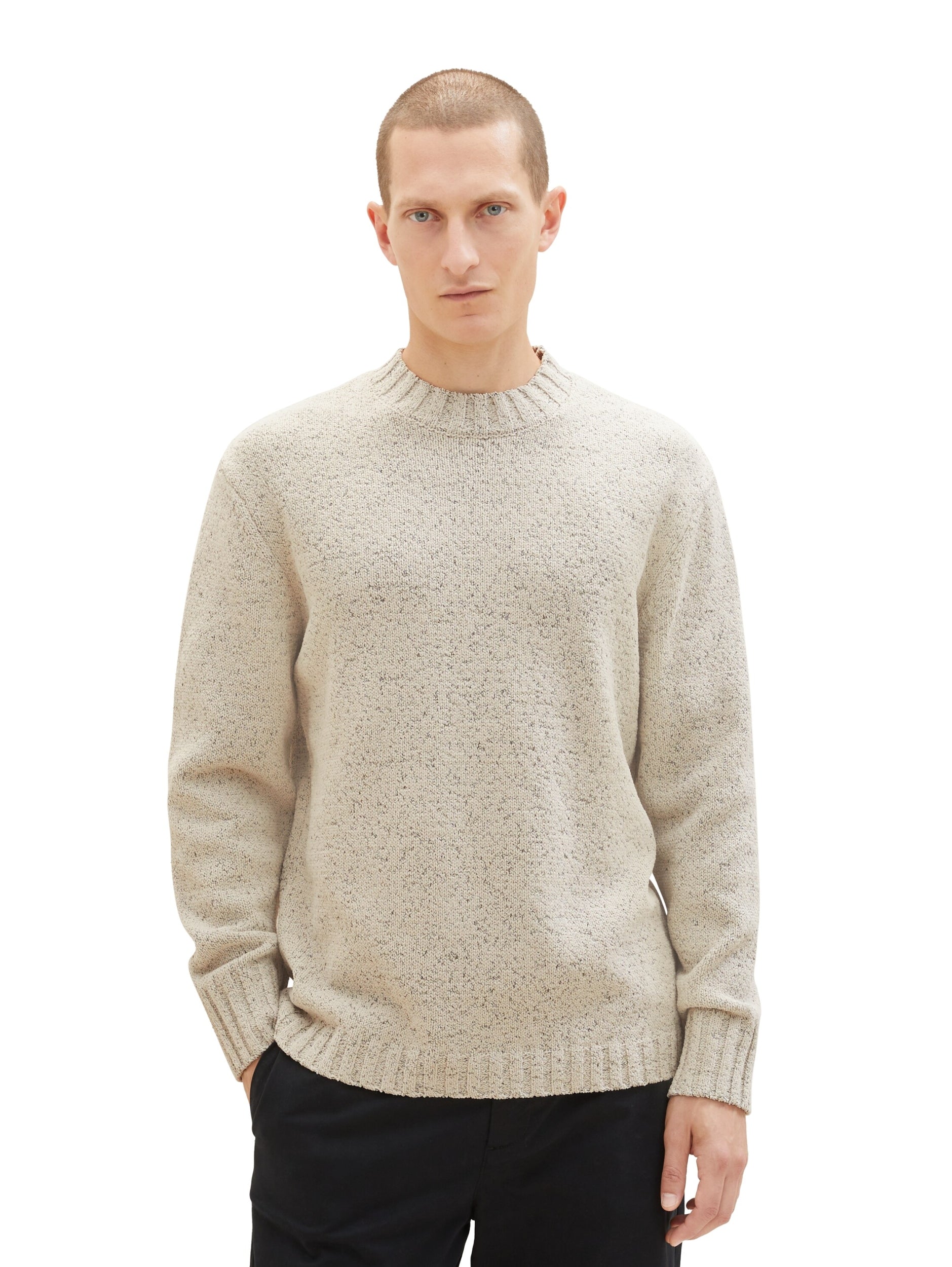comfort twotone knit beige alfalfa Bild 6