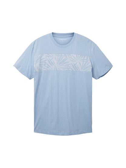 cutline printed t-shirt stonington blu Bild 1