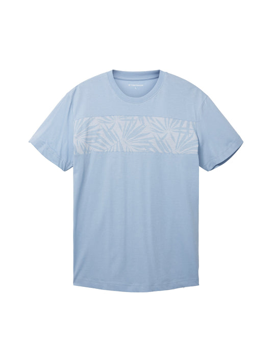 cutline printed t-shirt stonington blu Bild 1