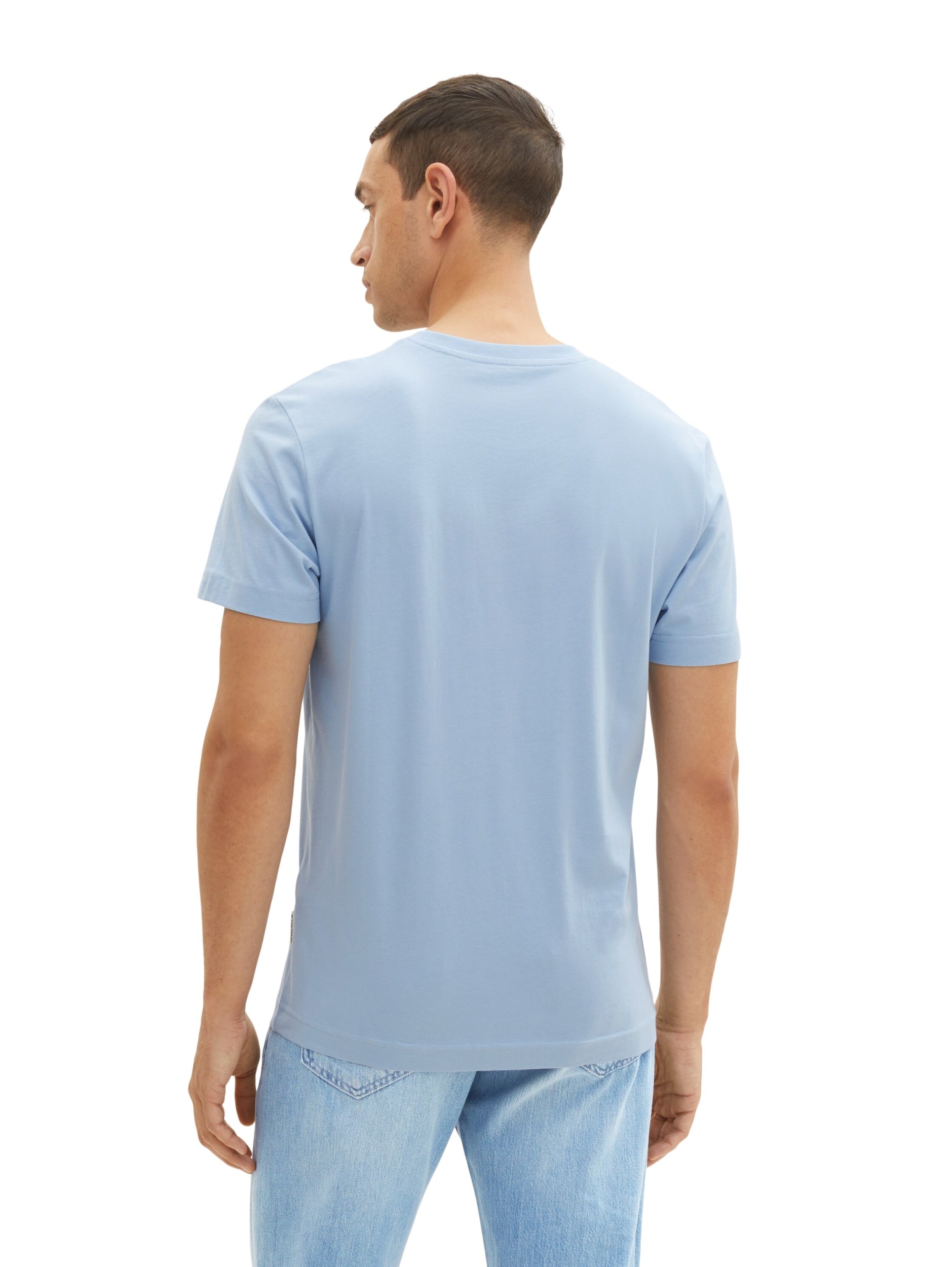 cutline printed t-shirt stonington blu Bild 5