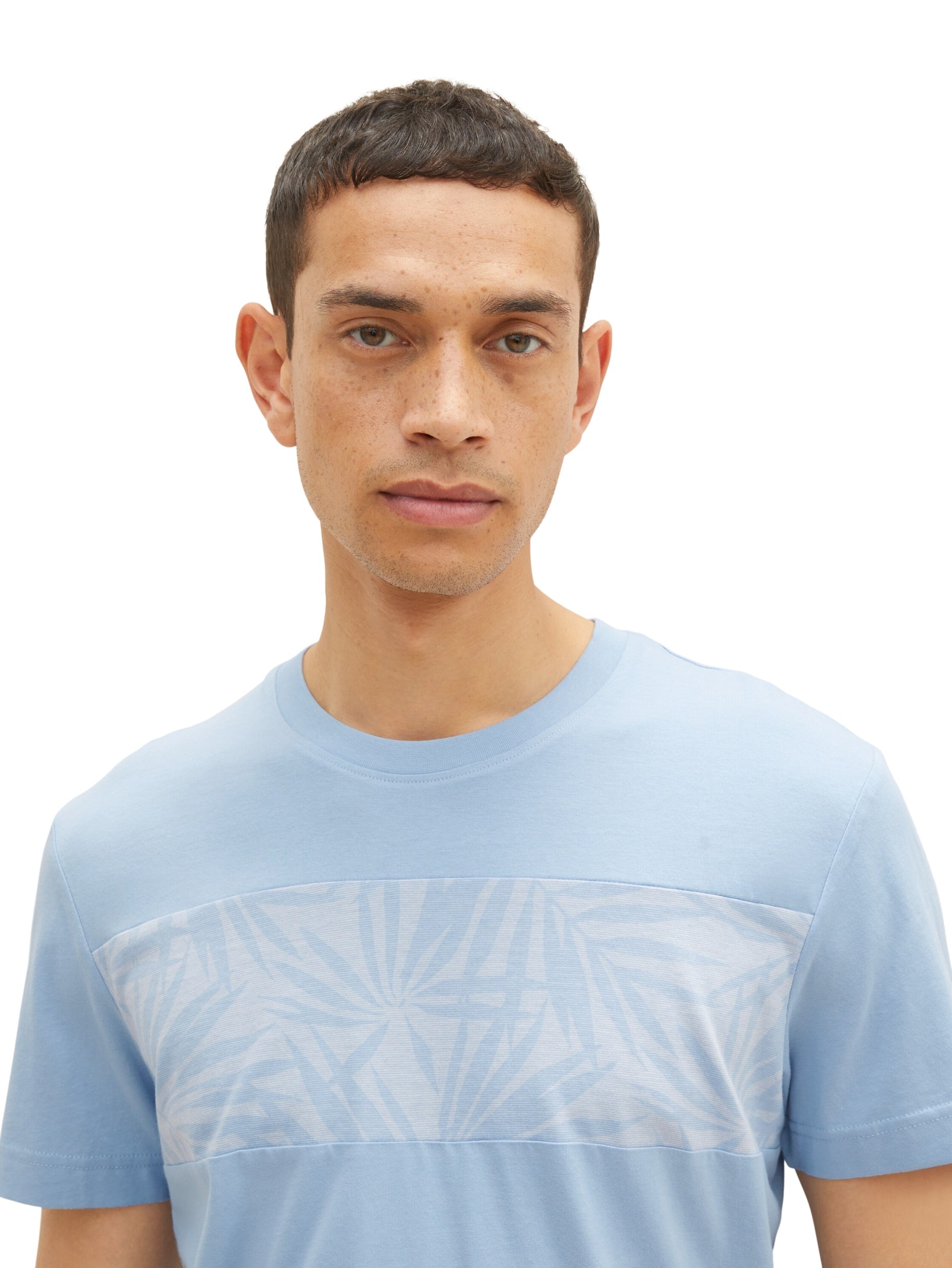 cutline printed t-shirt stonington blu Bild 7