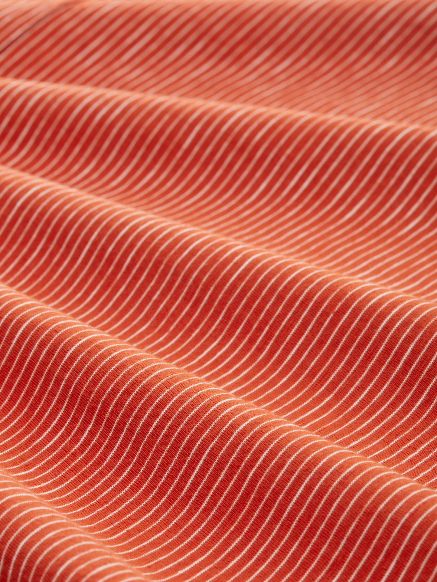 fine striped polo marocco orange Bild 2