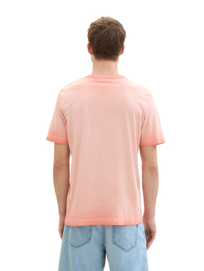 garment dye t-shirt Hazy Coral Ros Bild 5