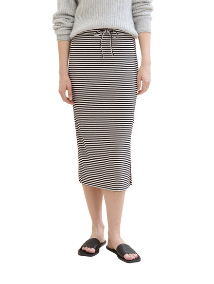 easy jersey skirt black offwhite Bild 2