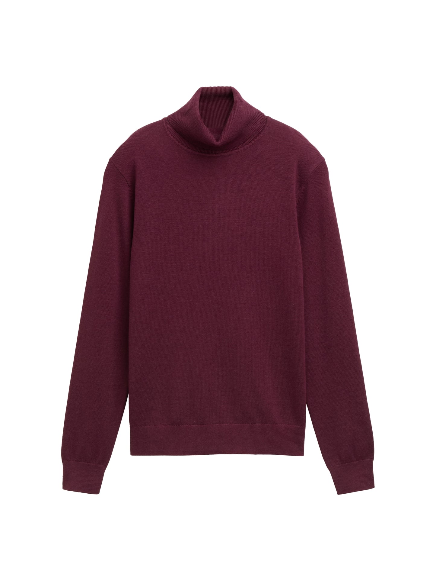 knit basic turtleneck bordeaux red Bild 1