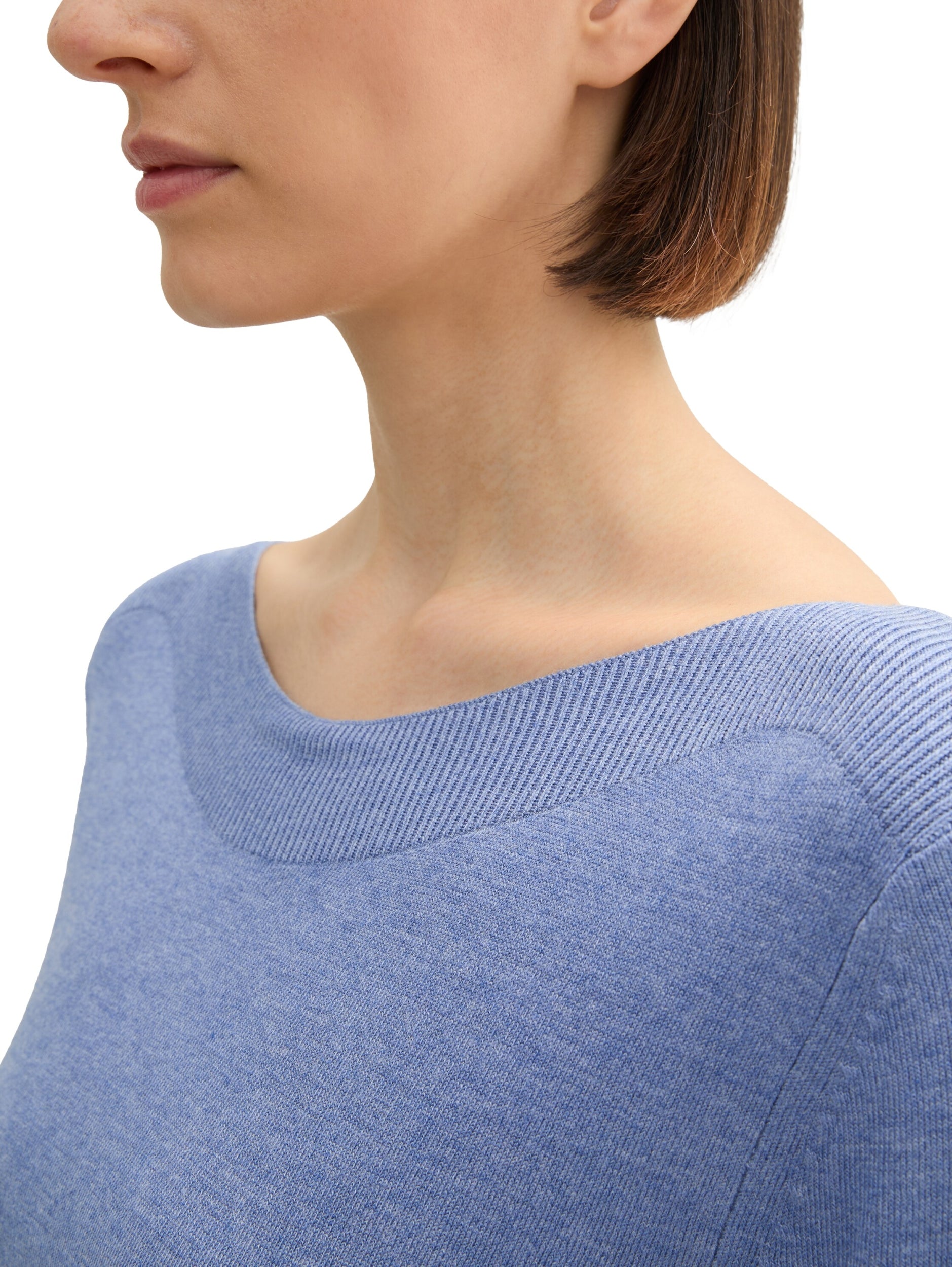 knit boatneck pullover colony blue me Bild 5
