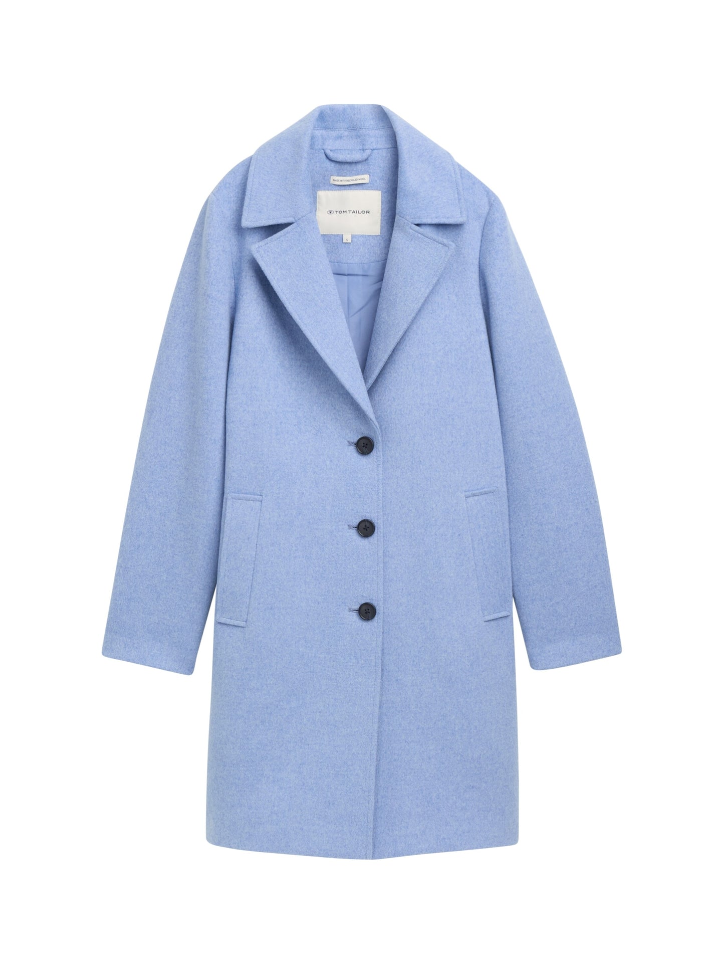 long coat calm blue mela Bild 1