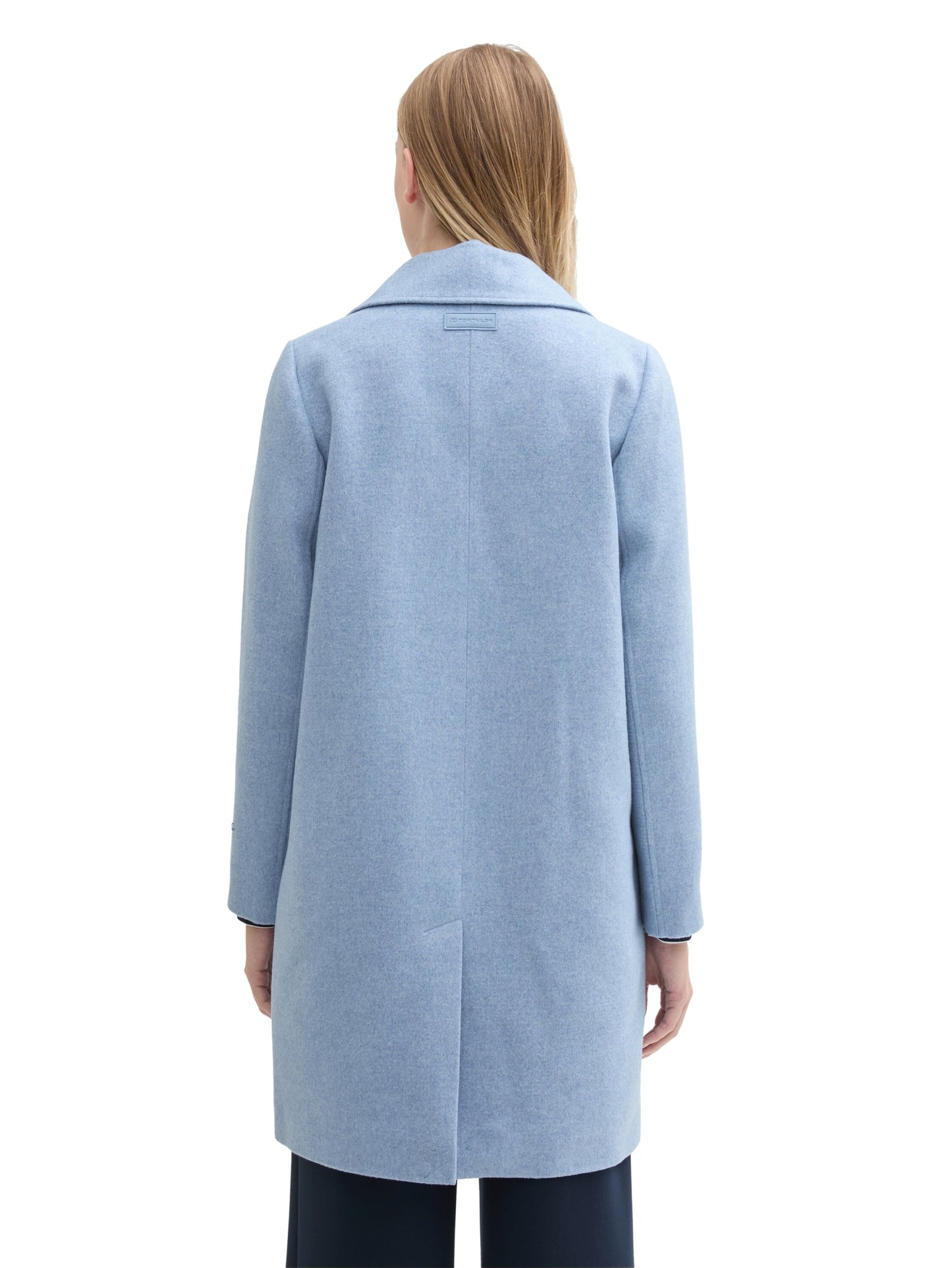 long coat calm blue mela Bild 4