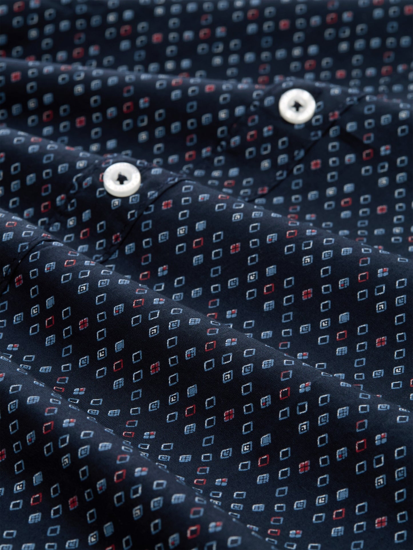 plus printed shirt blue diamond d Bild 2