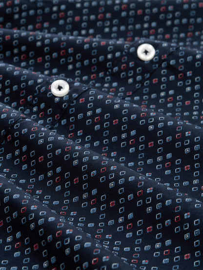 plus printed shirt blue diamond d Bild 2