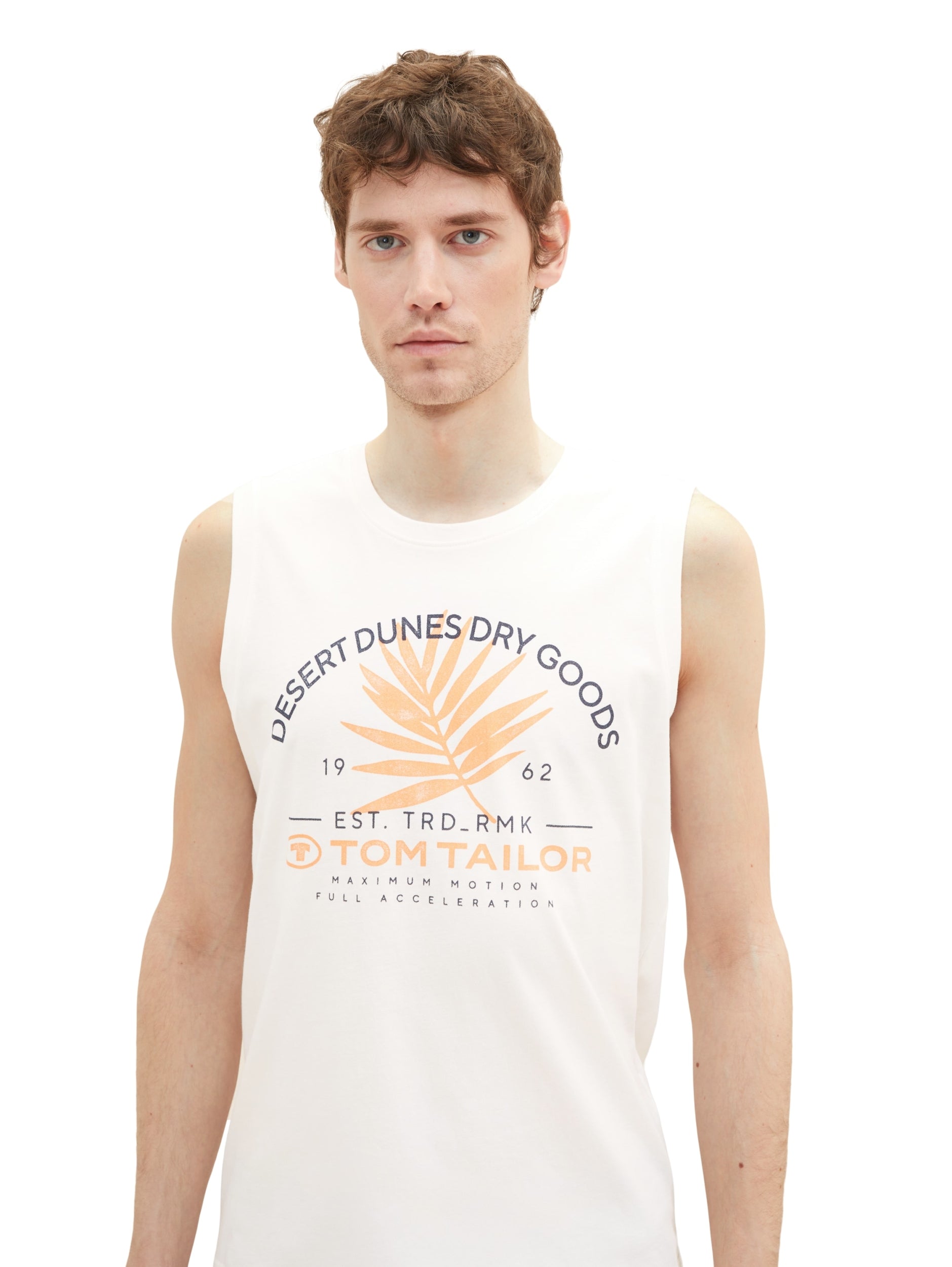 printed crewneck tanktop off white Bild 3