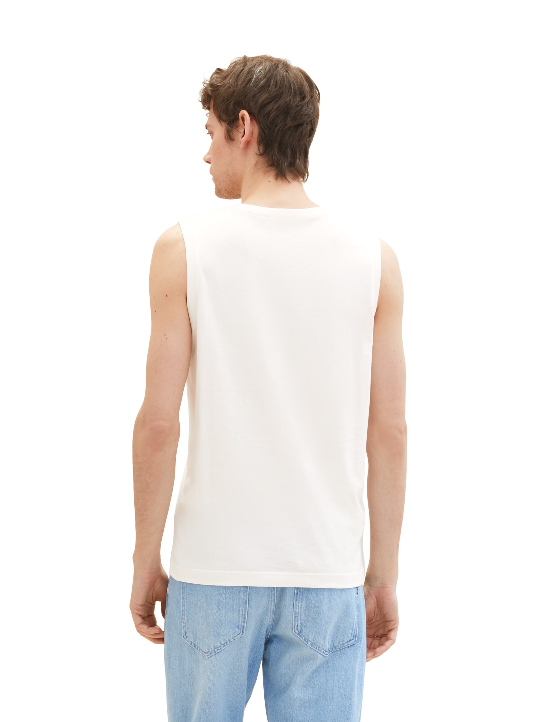 printed crewneck tanktop off white Bild 5