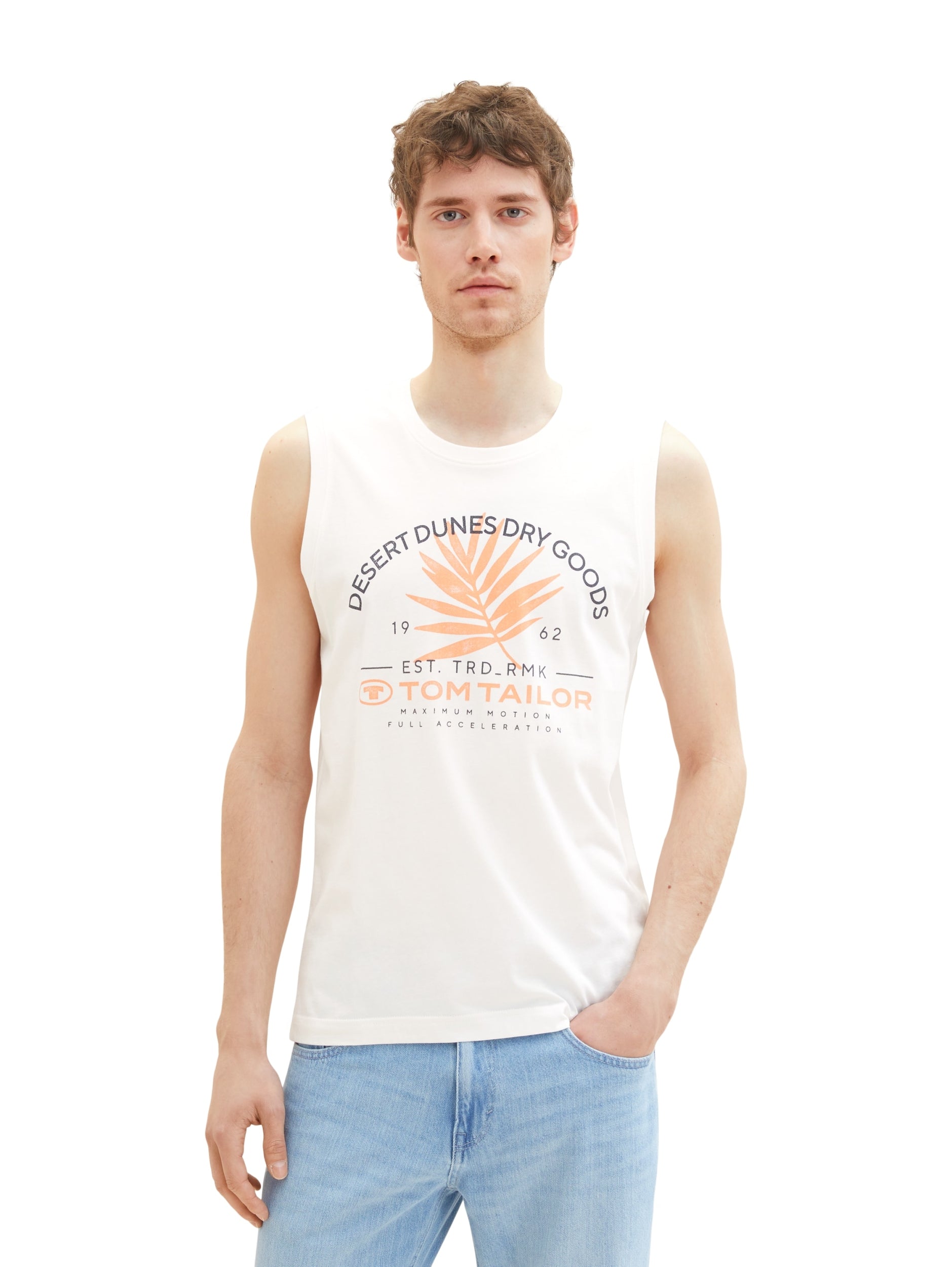 printed crewneck tanktop off white Bild 6