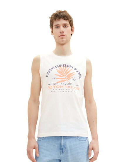 printed crewneck tanktop off white Bild 7