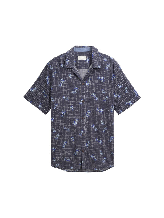 printed shirt blueish grey d Bild 1