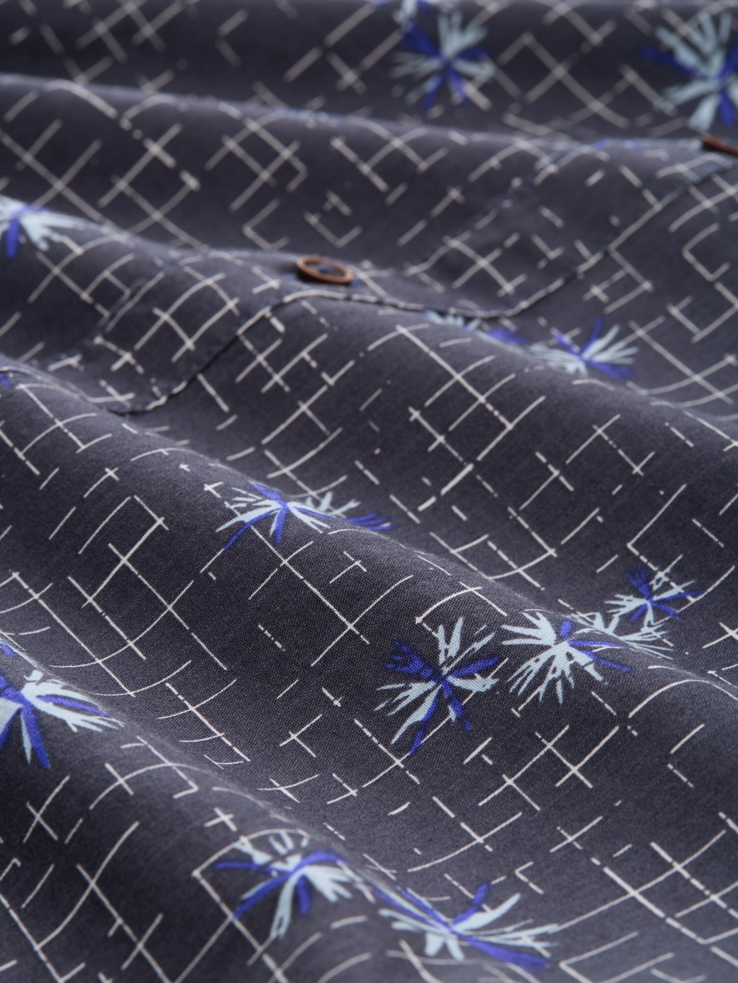printed shirt blueish grey d Bild 2