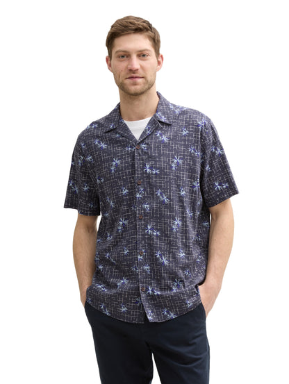 printed shirt blueish grey d Bild 5