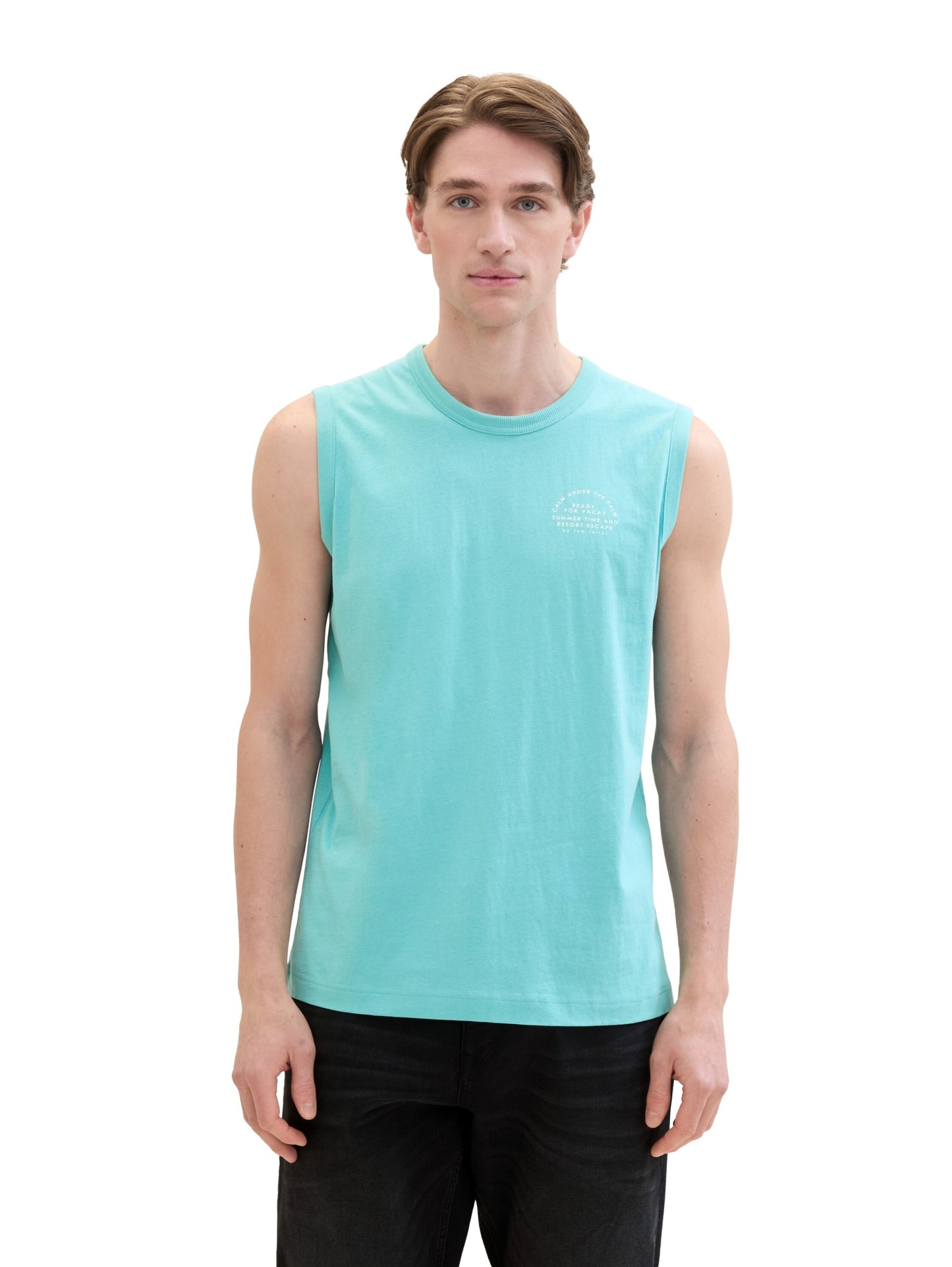 printed tanktop meadow teal Bild 6